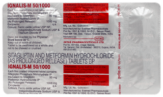 Ignalis M 50/1000 Tablet 10